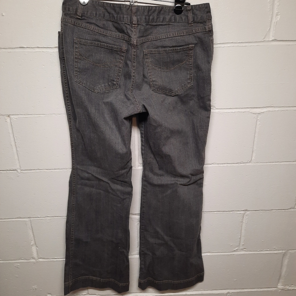 J. Jill Gray Flare Leg Jeans - Picture 3 of 6